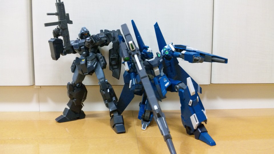 ガンプラ：MG ジェスタ＆リゼル: 残量確認（仮）