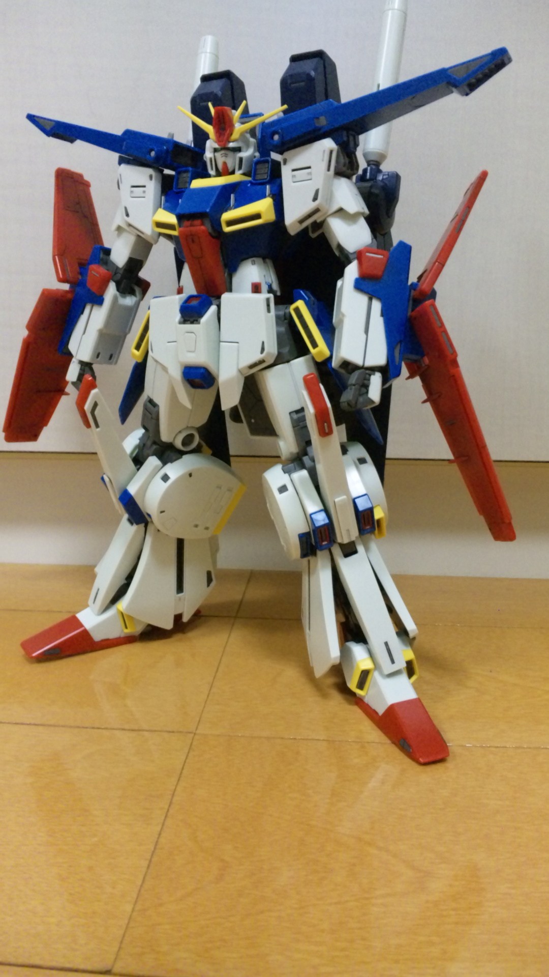 ガンプラ：MG 強化型ZZガンダム Ver.ka: 残量確認（仮）